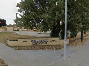Latimer Road Elementary School in Surrey. A date for potential COVID-19 exposure has been reported.