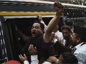 Last year more than 6,800 “irregular migrants” from India found their way into Canada, with many claiming they were persecuted for their religion. (Photo: A man in India is arrested during a protest against a new citizenship law that critics say discriminates against Muslims. 2019)