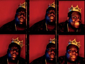 Biggie Smalls, 'King of New York,' 1997. 'The symbolism of the crown was meant to convey greatness and something bigger about hip hop,' photographer Barron Claiborne said.