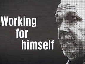 Screen grab from a B.C. Liberal ad attacking NDP Leader John Horgan.