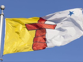 Nunavut flag.