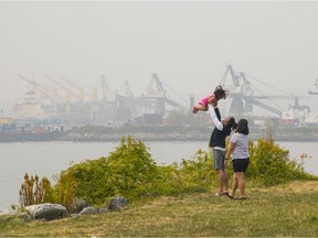 Vancouver was ranked as among the worst cities for air quality on Saturday.