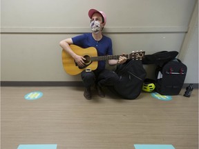 Guitar and drum instructor Ben Brown at Sarah McLachlan School of Music.