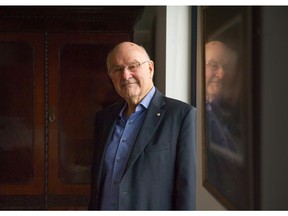 Mike Harcourt at his home in Vancouver,