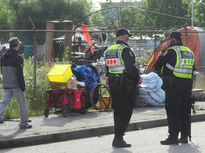Vancouver police attended CRAB Park on June 16 at around 6 a.m., and began ordering tent-city residents off the property.