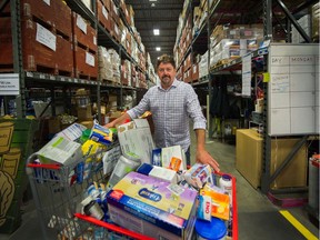 Greater Vancouver Food Bank CEO David Long in the food bank's facility in Burnaby.