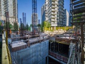 The Terrace House development construction site in Vancouver on Sept. 10, 2020.