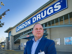 A file photo of London Drugs president and chief operating officer Clint Mahlman. The B.C.-based company's "business continuity team" has put in about 3,000 hours of planning since the pandemic began, with different contingency plans for staff sickness.