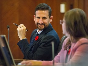 Councillor Michael Wiebe in 2018.