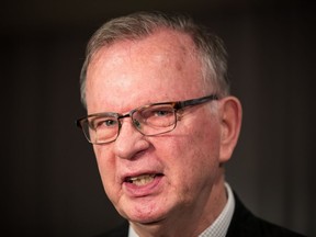 B.C. Minister of Energy, Mines and Petroleum Resources Bruce Ralston, speaks after being named to the position after a provincial government cabinet shuffle, in Vancouver, on Wednesday January 22, 2020. The first half of $100 million in federal funds directed at cleaning up dormant oil and gas wells in British Columbia has been dispersed.