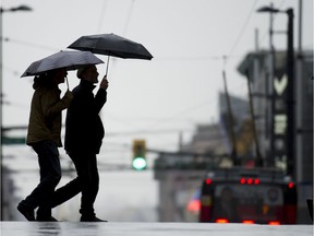 Don't leave home without your umbrella today. Up to 15 mm of rain is forecast during the day.