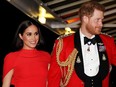 Britain's Prince Harry and his wife Meghan, arrive to attend the Mountbatten Festival of Music at the Royal Albert Hall in London, Britain March 7, 2020.