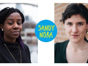 Sandy Hudson (l) and Nora Loreto will be taping their hit podcast Sandy & Nora Talk Politics in front of the Vancouver Podcast Festival online audience. The third annual festival runs Nov. 18-22, 2020.