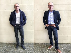 Vince Schembri is a 59-year-old business owner. This is Schembri before his clothing makeover by Nadia Albano. Photo: Nadia Albano