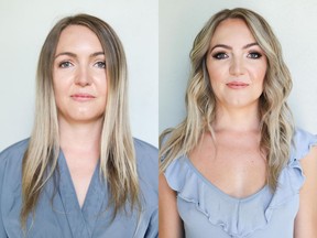 Brittni Woodson, 31, is a VP of a digital marketing agency and was long overdue for a colour refresh. On the left is her before her makeover by Nadia Albano, on the right is her after.