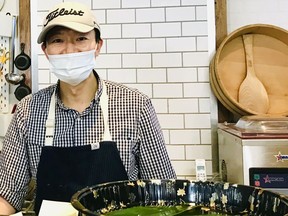 Takayuki Omi, the owner/chef of Sashimiya, located at 1348 Hornby Street, Vancouver. Photo: Mia Stainsby