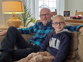 For Craig, seen here visiting with his grandson, the hurt of losing a close friendship after his diagnosis of dementia has made him more grateful for the supportive friends and family in his life. SUPPLIED