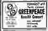 Ad for the Greenpeace Benefit Show in the Oct. 16, 1970 Vancouver Sun.