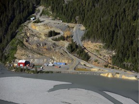 The Tulsequah Chief mine on the Taku River.