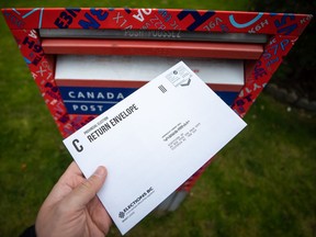 Mail-in ballots are not counted until a couple of weeks after the election. There are so many of them this time that we may not know who forms the government until well into November.