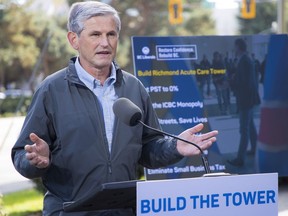B.C. Liberal Leader Andrew Wilkinson said his party is the only one that delivers on promises while he did some campaigning in Richmond on Saturday.