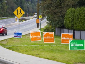 The leaders of B.C.'s three main political parties spread out across the province to campaign on the final weekend before election day.