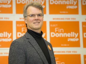 The NDP's Fin Donnelly.