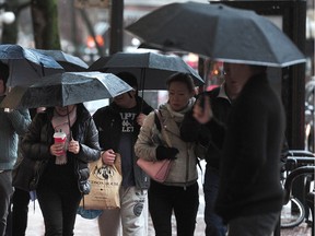 Grab your umbrella —it's going to be a soggy Friday in Metro Vancouver.