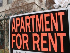 A national rent report shows that the average monthly rent across Canada declined 9.1 per cent this year in November, compared to a 9.4 per cent increase at the same time last year.