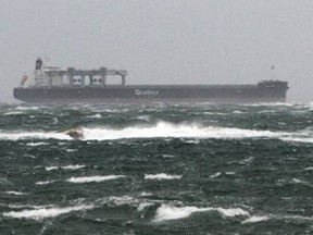 The roughly 30 anchorages in the strait are used by freighters from around the world while they wait to receive their cargo at the Port of Vancouver and during inclement weather.