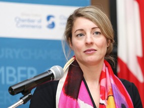 Melanie Joly, federal Minister of Economic Development.