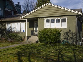 A house on West 27th Ave. in Vancouver where Earle and Vicki Paquill live.