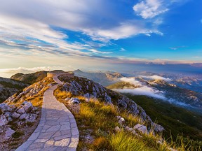 Lovcen Mountains National park in Montenegro.