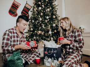 Emily and Mike Ayley. The bassist for Marianas Trench and his wife have penned a holiday song titled The World Needs Christmas.