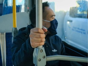 TransLink CEO Kevin Desmond announced Tuesday that antimicrobial copper surfaces are being installed on two SkyTrains and two trolley buses in a new TransLink pilot project that explores whether virus-killing materials could be effective in ensuring a safer transit system in the face of the COVID-19 pandemic.