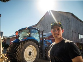 Andrew Campbell is a third generation dairy farmer.