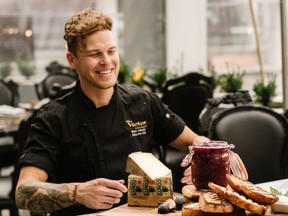 Chef Garett Blundell of The Victor at Parq Vancouver.