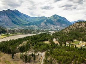 The Fraser River carves out the steep, dramatic canyons surrounding Lillooet.