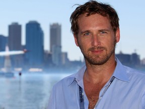 Actor Josh Lucas watches the Red Bull Air Race Day on April 18, 2010 in Perth, Australia.