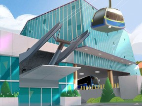 The proposed gondola would move 25,000 people up Burnaby Mountain every day with cabins departing every minute.