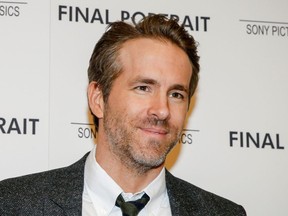 Actor Ryan Reynolds arrives for a special screening of 'Final Portrait' in New York, U.S., March 22, 2018.