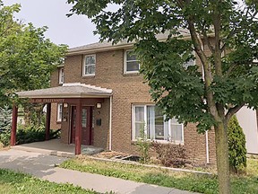 Exterior of the Delta Chi frat house at 354 Mill St. in Windsor, ON. is shown from Google Maps.