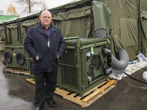 Ray Castelli, CEO of Weatherhaven. The firm manufactures mobile hospitals and adapted their facilities specifically for COVID-19.