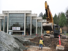 The Museum of Anthropology is undergoing a $30-million seismic upgrade that involves rebuilding its famous Great Hall, in Vancouver on Nov. 9.