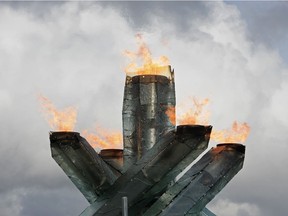 The Vancouver Olympic Cauldron is pictured in 2010.