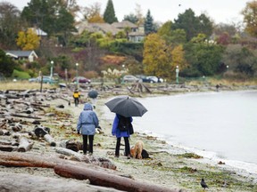 Rain is expected to be heavy across the Metro Vancouver region, with some of that turning to wet snow over higher terrain later today.