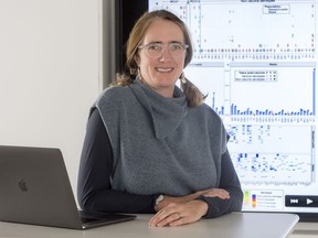 SFU professor Caroline Colijn holds the Canada 150 research chair in mathematics for evolution, infection and public health.