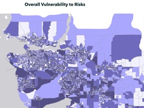 SFU researchers mapped neighbourhoods across B.C. to help identify communities facing higher risks from COVID-19.