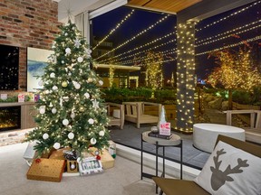 A show suite dressed up for the season at Aragon’s Light House, an 87-unit loft-style project in the Port Royal neighbourhood of New Westminster’s Queensborough.