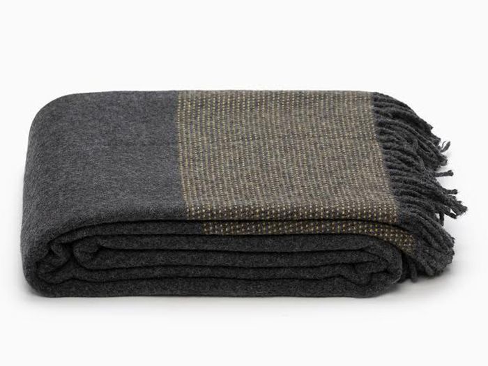 Cashmere and Merino Wool Throw from Old Faithful Shop